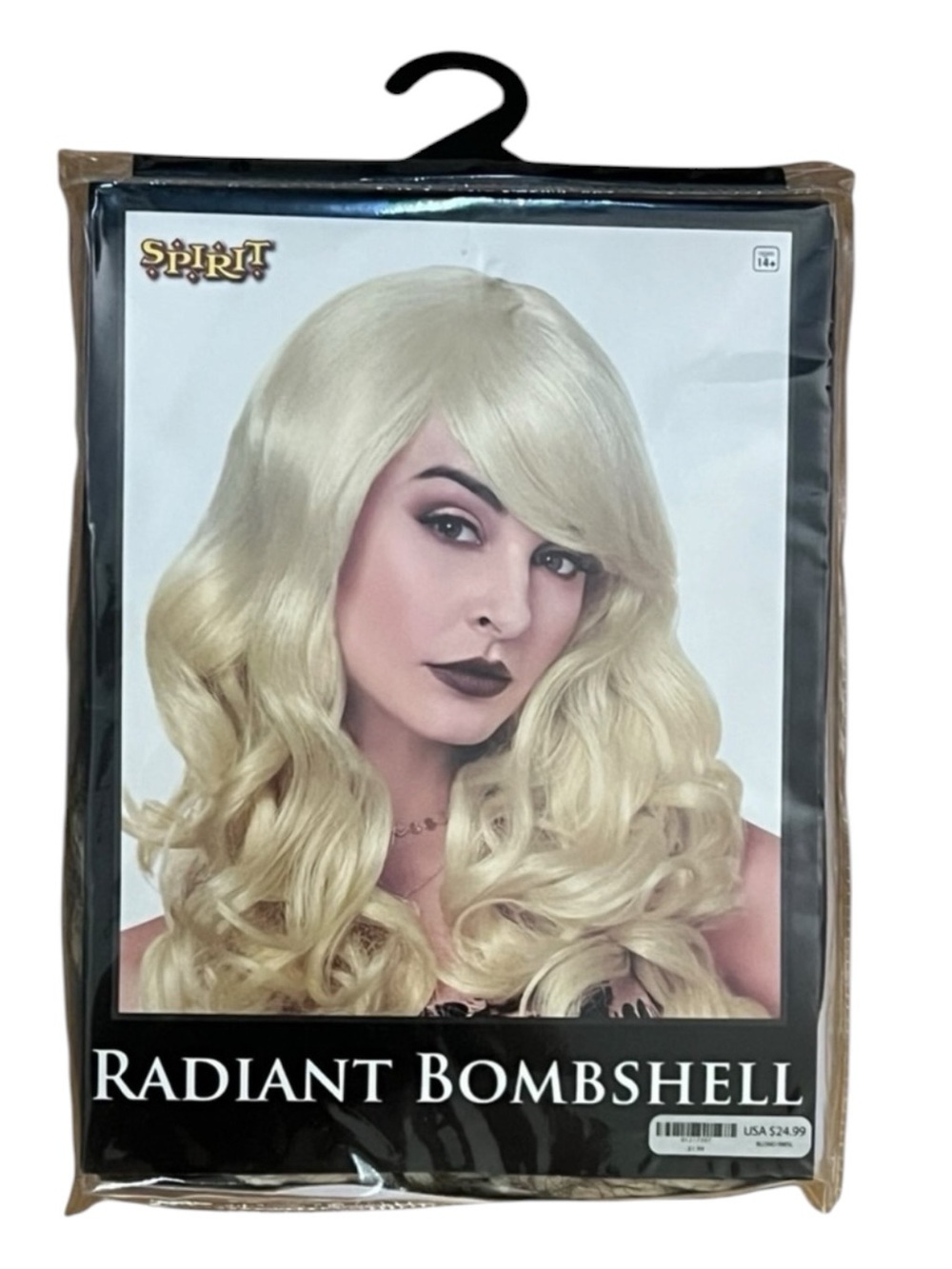 (NWT - NEVER WORN) SPIRIT HALLOWEEN blonde radiant bombshell Wig